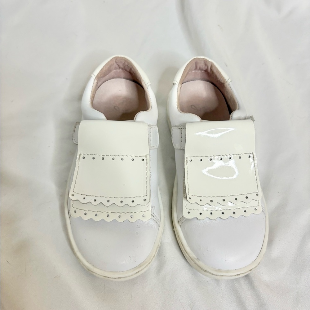 Jacadi White Leather Dress Shoes for Kids